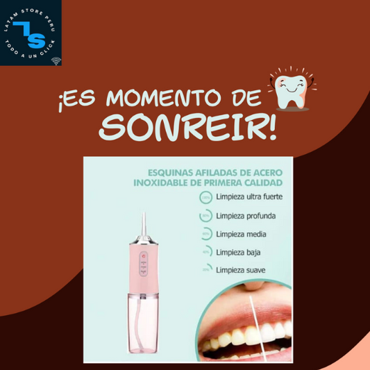 Combo dental Irrigador Bucal + regalo Blanqueador dental hismile v34